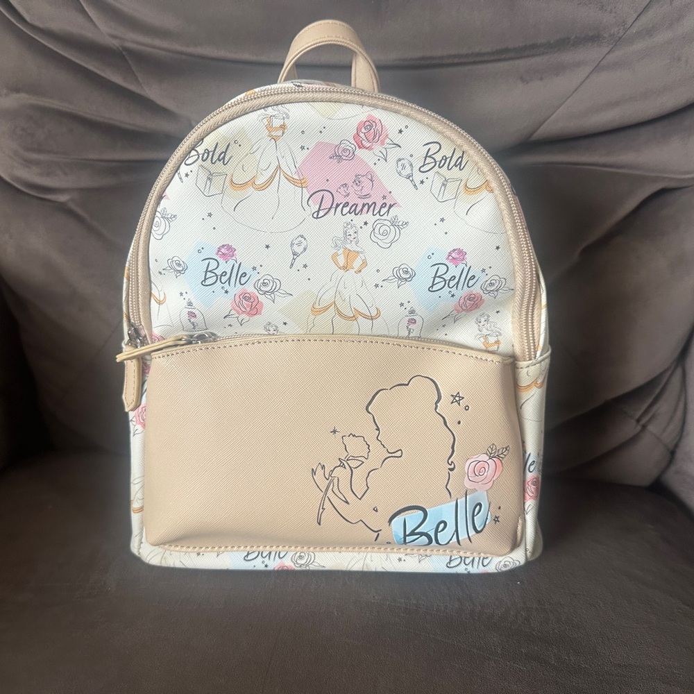 DANI NWOT Disney Princess Belle Backpack